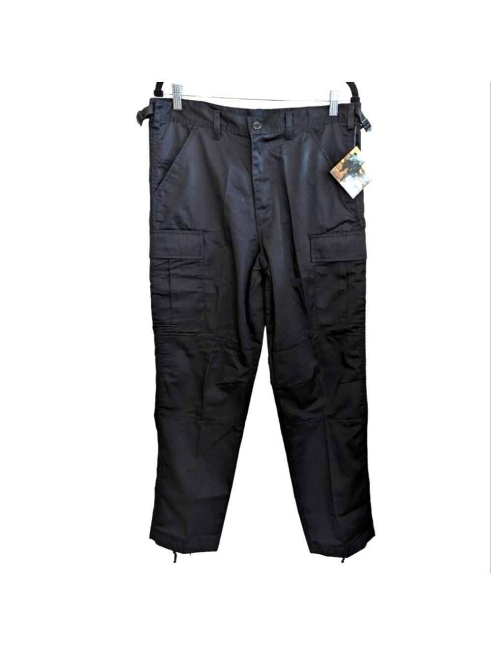NEW Urban Patrol Black BDU Cargo Pants Size Medium Regular (31-35 waist)